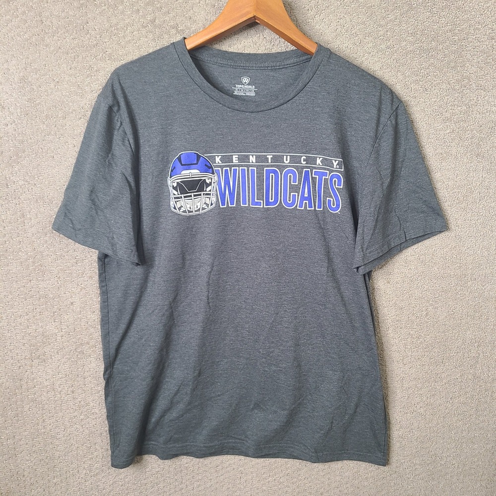 Top Of The World Shirt Men XL Gray Kentucky Wildcats T-Shirt Cotton Blend Casual